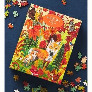 Anthropologie Nathalie Lete Fall Foxes Puzzle